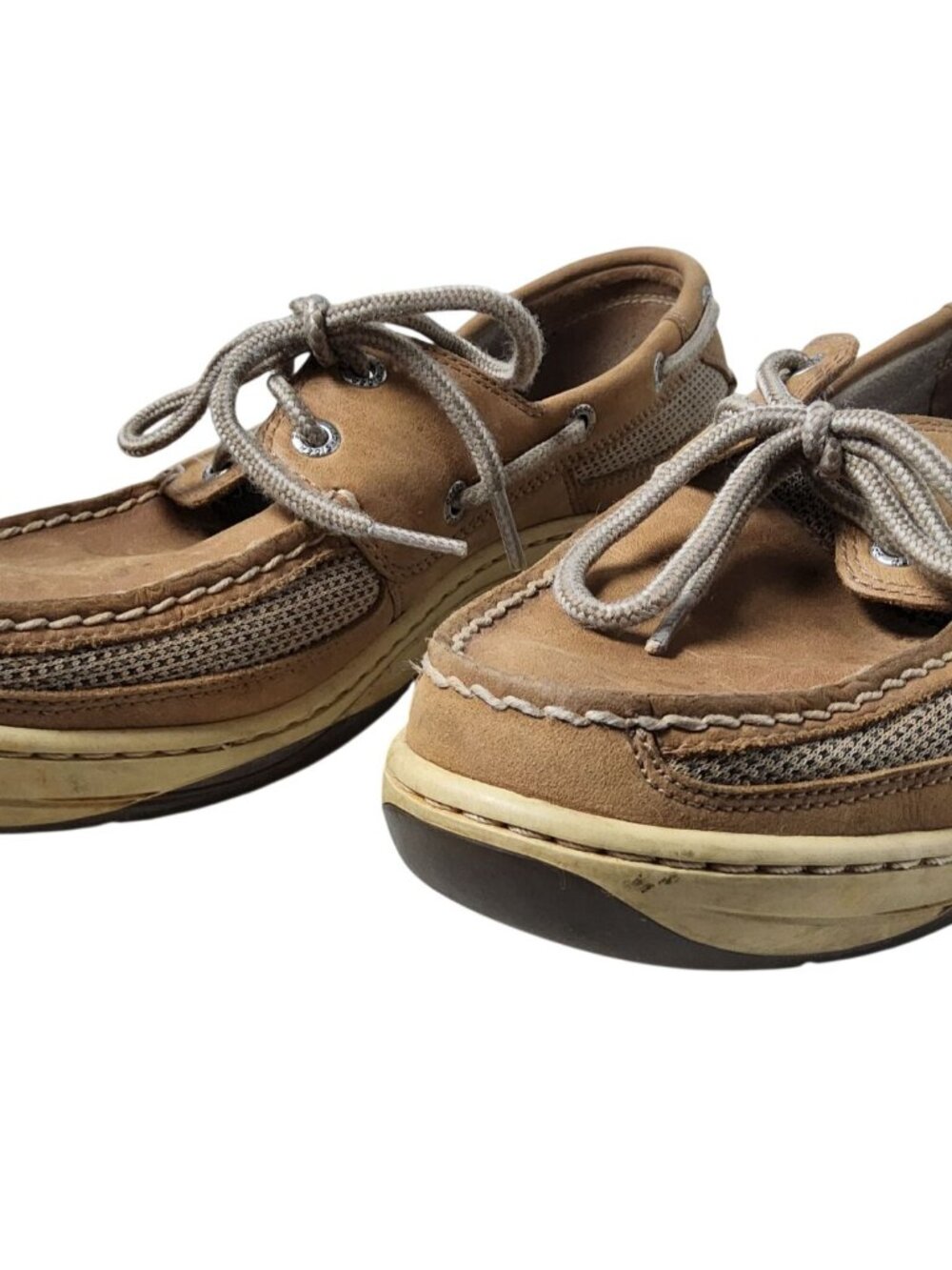Mens Sperry Top-Sider Brown Leather Lace Up 8.5M Shoes